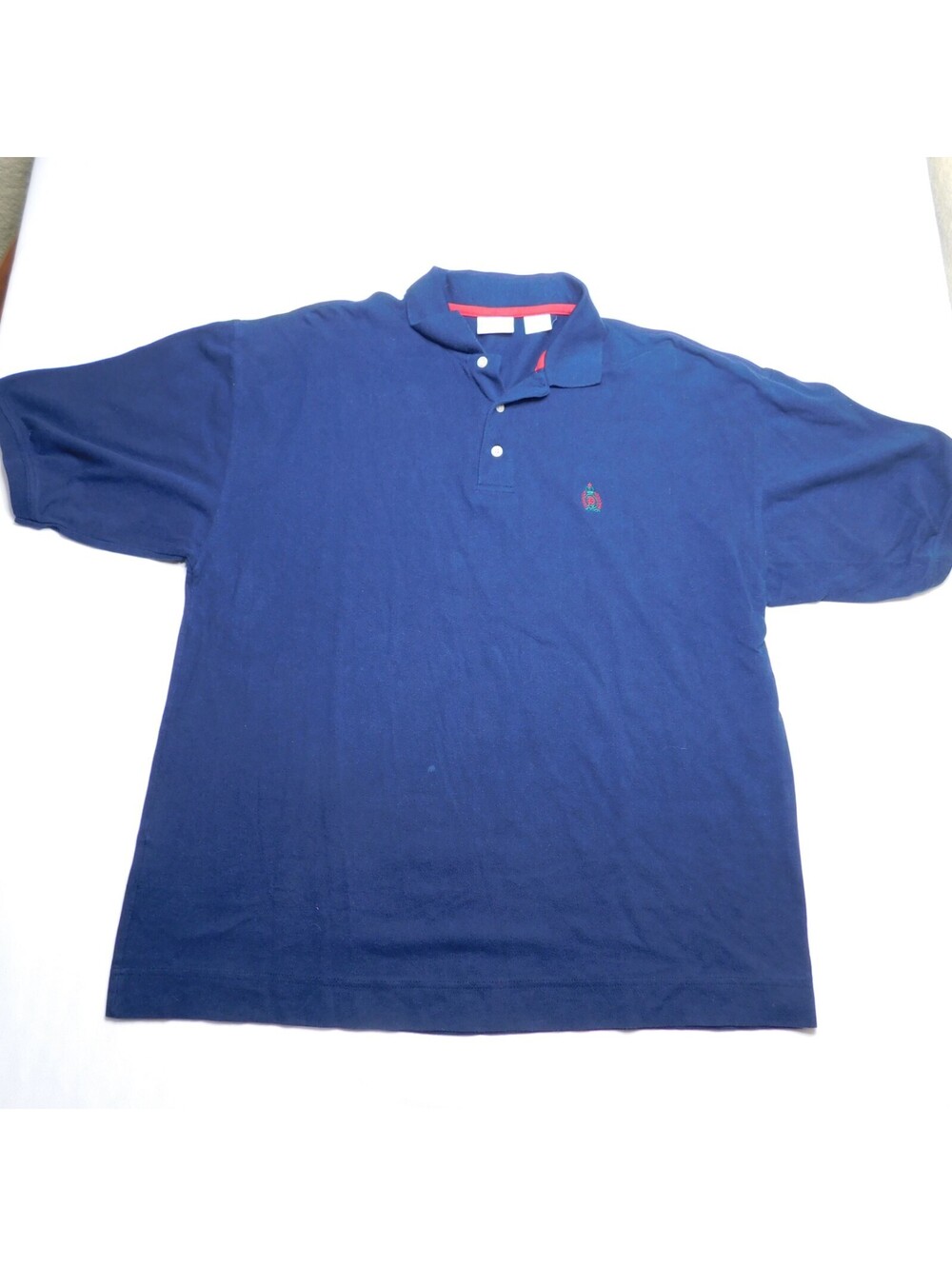 Vintage 90s Bugle Boy Company Polo Shirt Mens XXL Blue Short Sleeve Cotton